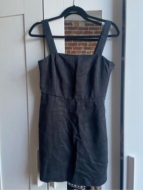 Wilfred Little Black Dress with Wide Straps